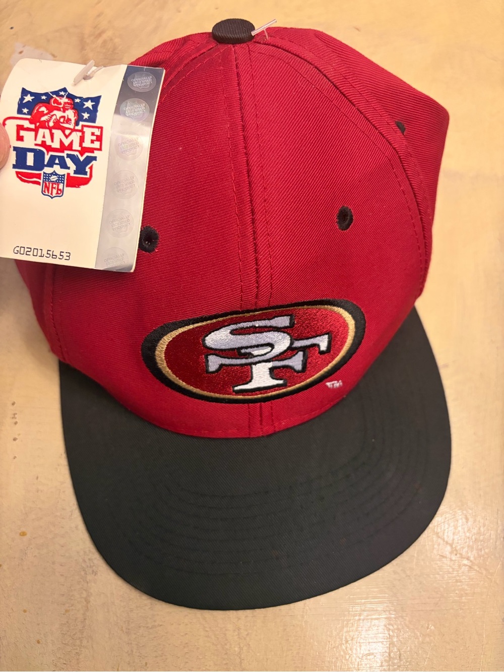 GAMEDAY LOGO 7 NFL SAN FRANCISCO 49ERS SNAPBACK HAT , CAP , NEW With Tags